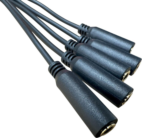 Premium 3.5mm Splitter, Headphone Splitter, Audio Splitter, Aux Splitter, 5 Way Headphone Splitter for Headphones