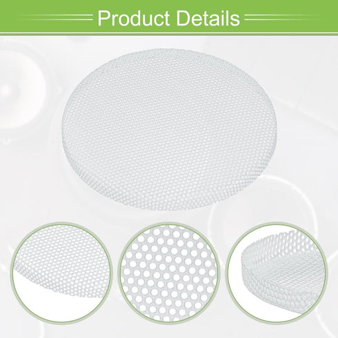 ACROPIX Universal 3 Inch Speaker Grills Mesh for Audio Subwoofer, 84x6.5mm Grille without Frame, White - 2 Pack