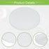 ACROPIX Universal 3 Inch Speaker Grills Mesh for Audio Subwoofer, 84x6.5mm Grille without Frame, White - 2 Pack