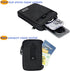 KIWIFOTOS Travel Cell Phone Pouch Belt Pouch, Dual Phone Holster Crossbody Bag with Shoulder Strap for iPhone 15 14 Pro Max Case Holder with Neck Lanyard Smartphone Walking Passport Wallet