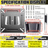 HuGuWdy 14-24 1 33 lbsUp 100x100 Monitor Wall Mount for Most LED LCD TV or ComputerSmall TV Mount RV Mount Bracket