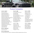 Car Truck Antenna with Tire Valve Caps, American Flag Short Replacement for GMC, Chevy, Ford, and Dodge.