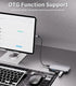 SWITCHFLUX Adapter,6 1 4K 2HDMI,3USB Port,100WPD USB C Docking Station Dual Monitors in USB C Hub for Dual HDMI