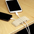 UTW-CS05-BG Mini Mountable Cable Station Organizer, Writable Beige | 2pc Pack