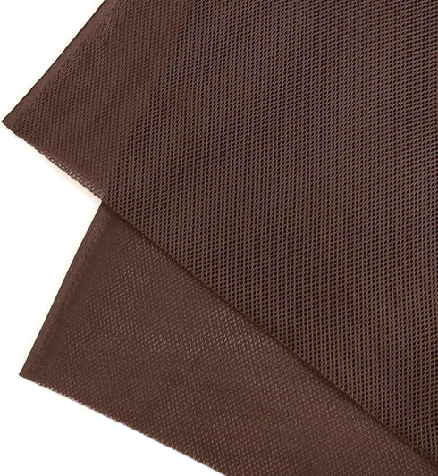 Speaker Grill Cloth Stereo Mesh Fabric for Repair, Brown - 55 x 20 in / 140 x 50 cm