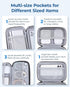 BAGSMART Electronics Organizer Travel Case, Cable Charger Cord Tech Organizer Pouch for Phone Charger Accessories