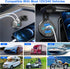 12V 60W USB C Car Charger Socket, 30W PD Type-C & Dual QC 3.0 USB Socket Port, Quick Charge Socket with Touch Switch