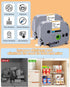 TITBIT Compatible Orange Label Tape Replacement for Brother P Touch TZ Tape 12mm, Laminated Black on Fluorescent Orange