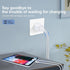 USB Wall Charger, Sicodo 3Pack Dual Port Charging Block, Plug in Cell Phone Charger Box for iPhone 15 14 13 12 SE 11 X