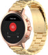 FitTurn Bands Compatible with AIKELA Smartwatch, Stainless Steel Replacement Strap Buckle Metal Wrist Band