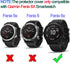 RuenTech Case Cover for Garmin Fenix 6X/6X Pro - TPU Protective Case Frame for Fenix 6X Smart Watch in Black &