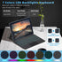 Keyboard Case for Surface Go (3/2/1) - Black, Magnetic Detachable, Rechargeable Bluetooth Keyboard with Trackpad, 7