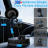 360 N52 Vacuum Magnetic Phone Holder for Car, Adjustable Suction Mount with Magnets, Magsafe Suction Cup Phone Mount