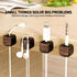 LUCKY BEAN 8 Pack Magnetic Cable Clips Cord Holder, Under Desk Cable Management, Adhesive Wire Holder Keeper Organizer