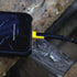 DEWALT Type C to USB Cable Reinforced Braided Cable for USB to USB-C Type C Fast Charging USB-C to USB-A Cable Fast Charging Cord Type C 10 ft by DEWALT