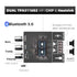 200W Bluetooth 5.0 Stereo Audio Receiver Amplifier Board with Treble and Bass Control 2 Channel Mini Wireless High Power Digital Amp Module for Home Passive Speakers