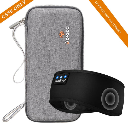 Aproca Hard Travel Storage Case for MUSICOZY Sleep Headphones, Headband Sleeping Headphones, Sleep Eye Mask