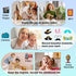 PTHTECHUS Smart Watch for Kids Girls, Ages 4-12, Audio Stories, 18 Puzzle Games, 2 Camera Video Music Player