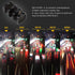 GEPULY 6-Pack Set 13 ND8, ND16, ND32, ND64, ND Filter Lens for GoPro Hero Black, Light Red, Magenta Filters, Snorkel