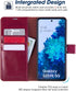OCASE Compatible with Samsung Galaxy S20 FE 5G Case - PU Leather Flip Wallet with Card Holders, Stand, Tempered Glass