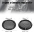 X AUTOHAUX 2pcs 1" Black Car Audio Speaker Cover, Mesh Subwoofer Grill Horn Guard Protector