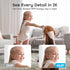 Geeni 2K 4MP 1440p 2-Way 10m Look Smart Indoor Security Camera Ultra HD WiFi Pet & Baby Monitor with Audio, Motion