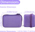 Aenllosi Hard Camera Case for Dylanto/Meetrye/Anchioo Kids Camera Instant Print, Purple, Includes 6PCS Print Paper