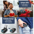 Adjustable Phone Stand with Built-in Bluetooth Speaker, Portable Non-Slip Base, Unique Tech Gifts for Home and Outdoor