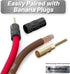 InstallGear 14 Gauge Speaker Wire Cable (100 Foot) - True Spec Soft Touch Red/Black for Car Stereos, Home Theater