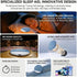 Generic 6.0, 3D Immersive Ultra-Thin Bluetooth Pillow Speaker with Bluetooth White Noise, Soft Sound Field, Pillow CD
