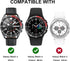 Bezels Compatible with Galaxy Watch 3 45mm, Aluminum Metal Bezel Case for Galaxy Watch 4 Classic 46mm
