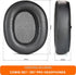 SE7 Earpads Replacement Cover for COWIN SE7/SE7 PRO Headphones, High-Density Noise Cancelling Foam, Softer Leather