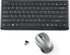 Verbatim Wireless Keyboard and Mouse Combo, Compact Silent 2.4GHz with USB Nano Receiver for Laptop, PC - Black