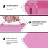 co2CREA Hard Case for BolaButty X-GO C27C Bluetooth Speaker, IPX5 Waterproof (Pink)