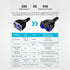 Otium USB C Car Charger, 2 Sockets Cigarette Lighter Splitter, 12/24V 80W Dual USB Type-C Ports, Separate Switch, LED