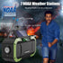 Emergency Radio Waterproof Bluetooth Speaker, Portable AM FM NOAA Weather Radio, Hand Crank Solar Powered, 5000mAh