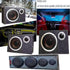 10" Universal Black Speaker Grille Mesh Cover, Round Protective Ring for Cars Home Stereo DIY Accessories
