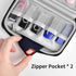 24 10 3-Layer USB Flash Drive & SD Card Organizer Case - Holds Thumb Drives & SD Cards - Anti-Static & Shockproof