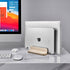 GINKOUHA 3 1 17.3''), Dual Vertical Laptop Stand, in Upright Desktop Stand Holder with Adjustable Dock (Up to Leather