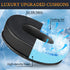 SOULWIT Cooling Gel Earpads Replacement - Ice Silk Fabric Cushions for Audio-Technica ATH-M60X Headphones (Black)