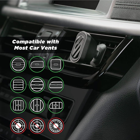 Scosche MMV-XCES0 MagicMount Select Magnetic Car Phone Holder - Strong Magnet Car Mount for iPhone and Android,