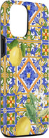 iPhone 13 Pro Max Sicilian Italian Summer Tiles Citrus Mosaic Majolica Art Case