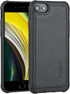 molzar MAG Series Case for iPhone SE 2022/2020/8/7/6s/6, Built-in Metal Plate for Magnetic Mount, Black