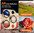 2 Pack Gold Camera Lens Protector for iPhone 15 Pro Max/Pro & 14 Pro Max/Pro, Aluminum Alloy Sapphire Glass, Anti-Drop.