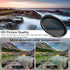 ARTCISE ND2-400 (82mm) Variable ND Filter HD Optical Glass, Anti-Glare, Ultra-Thin Frame, Precision Threads, Adjustable