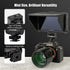 VILTROX Camera Monitor Mount with Cold Shoe, 360° Swivel and 180° Tilt Adjustable for 5" & 7" Field Monitors