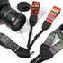 4 Pieces Woven Vintage Camera Strap for All DSLR SLR Cameras, Universal Neck Shoulder Strap for Photographers