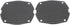 Replacement Front Mesh Speaker Grill Cover for Harley Touring Electra Glide FLHT, Street Glide FLHX 1996-2013