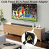 QIANRENON Gold Plated RCA Panel Mount Adapter, RCA Female to Solder Terminal AV Connector for Audio Video