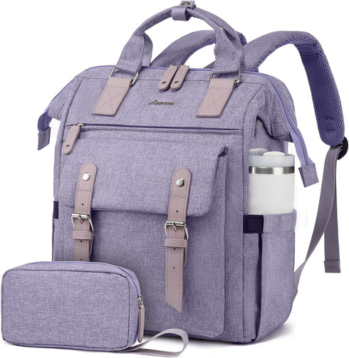 LOVEVOOK Laptop Backpack for Women, 15.6 Inch Teacher Nurse Bag Work Travel